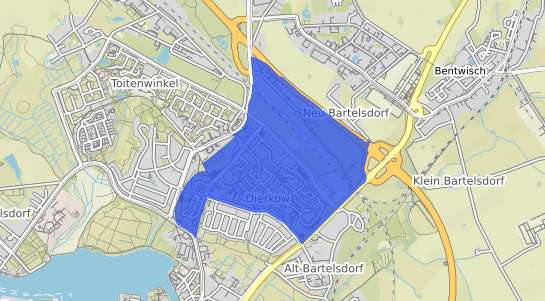 Bodenrichtwertkarte Rostock Dierkow Neu